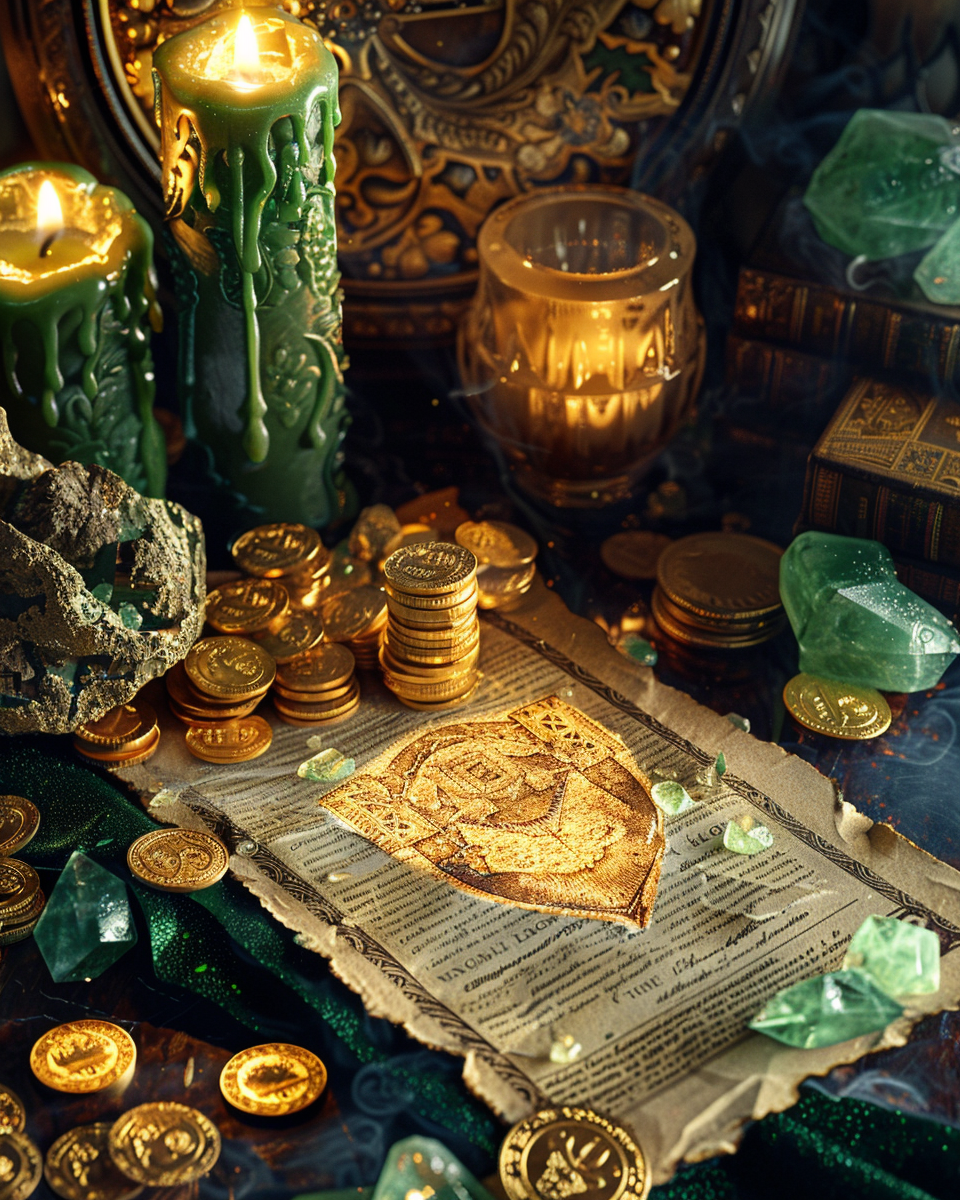 Sacred Geometry Sigil - Money & Wealth Abundance