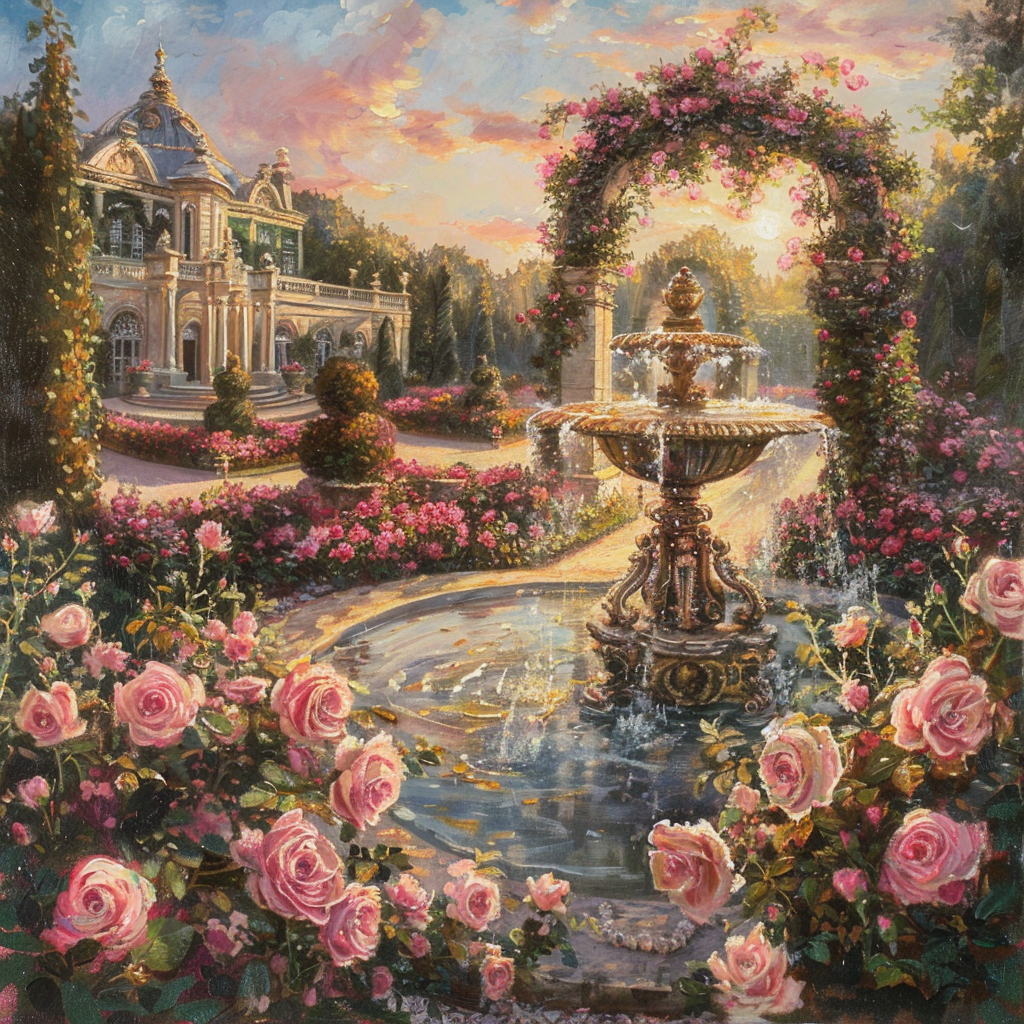 🌹 Versailles Garden Sigil — Manifestation Blooming - Marie Antoinette Collection