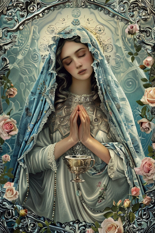 The Mary Queen of Scots Tarot | Digital Deck + Guidebook | Rococo Historical Tarot
