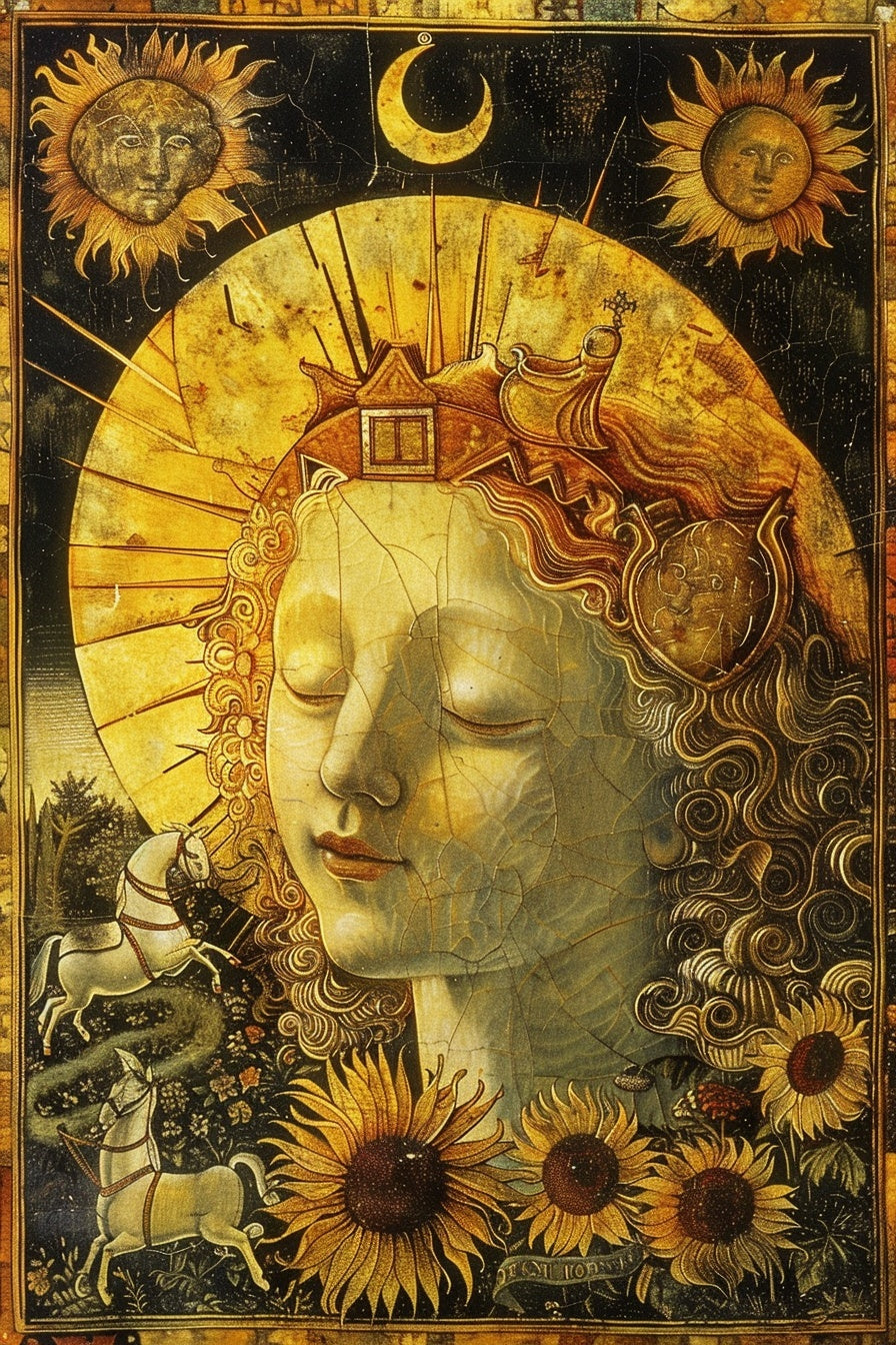 Anne Boleyn Digital Tarot & Oracle Deck — Tudor Witchy Aesthetic